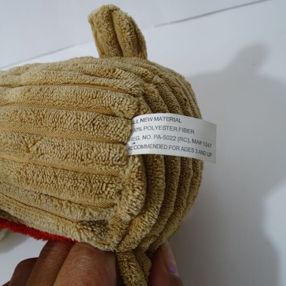 Goffa Joy In Jesus Brown Red Plush Dog Toy Stuffed Animal Textured Ages 3 and up - Picture 4 of 6